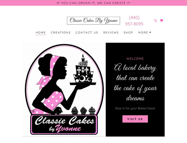GoDaddy website Example.