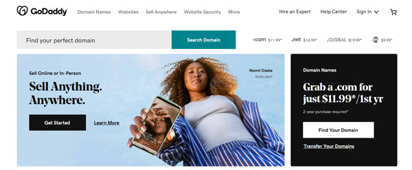 Example of a website for a local service business