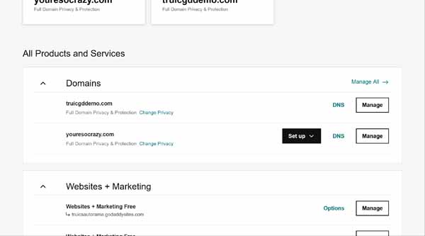 How to use GoDaddy domain forwarding.