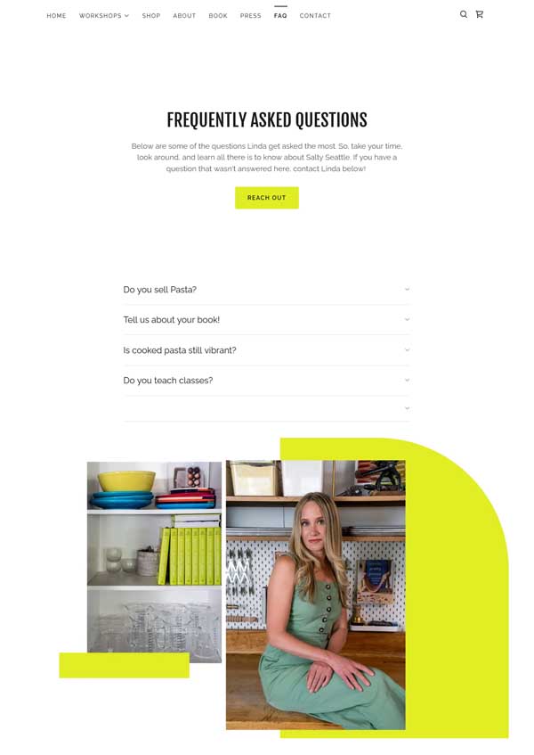 How to make a frequently asked questions page.