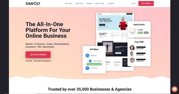 How to make a website using Simvoly.