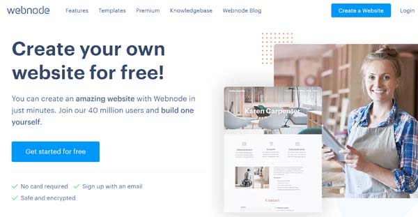 How to Make a Webnode Website.