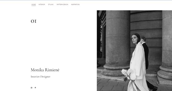 Example of a website built with Zyro.
