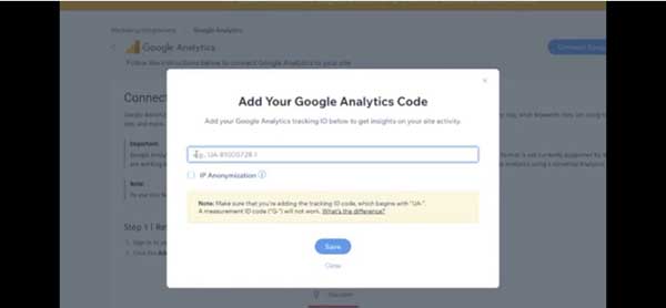 How to Add Google Analytics to Wix