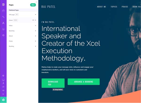 Review of Heroic website builder.