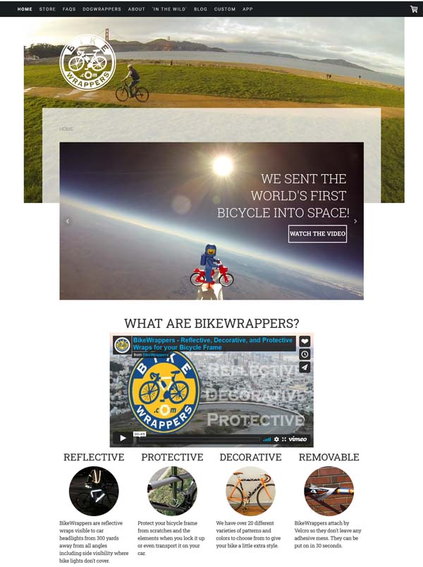 Jimdo website examples.