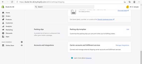 Screenshots of Shopify pricing and plans.