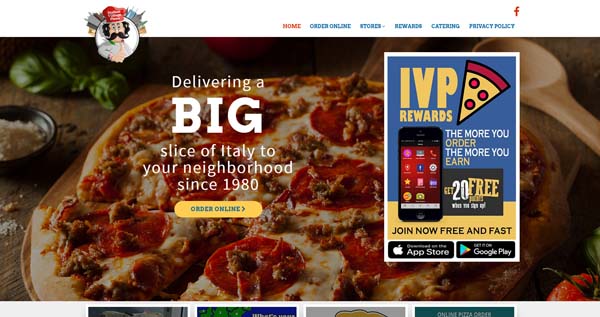 Example of a website built with Web.com.