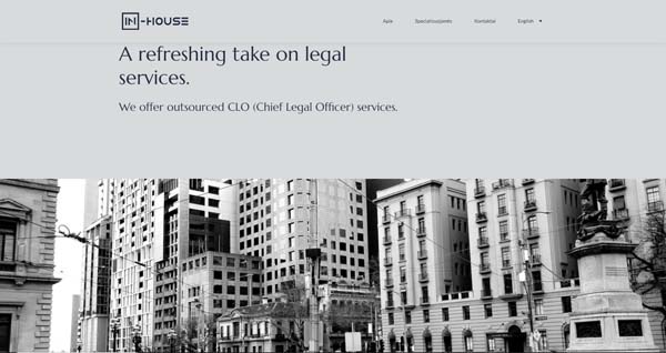 Example of a website built with Zyro.