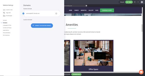 How to make a website using Simvoly.