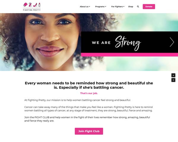 Examples of websites built by Strikingly.
