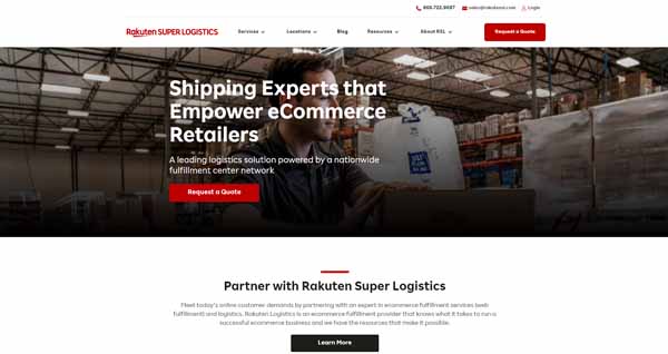Example of a website built with Webflow.