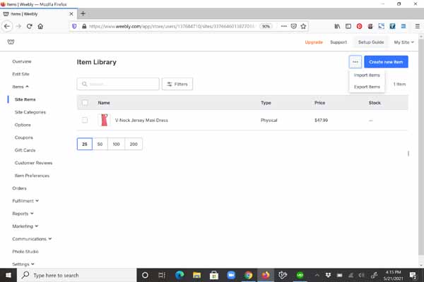 How to create and ecommerce store with Weebly.