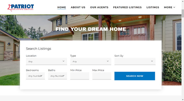 GoDaddy website Example.