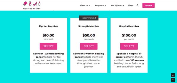 Examples of websites built by Strikingly.