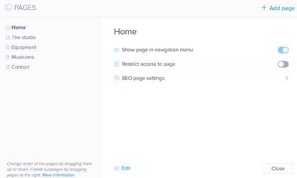 How to use Webnode.