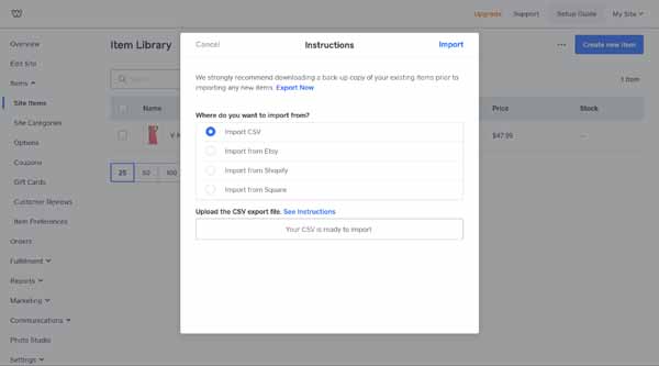 How to create and ecommerce store with Weebly.