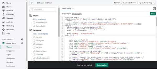 How to Add Google Analytics to Shopify.