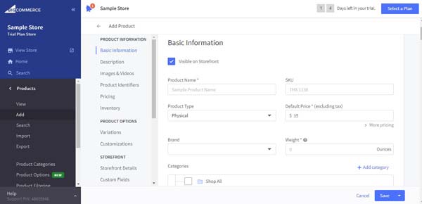How to make a BigCommerce website.