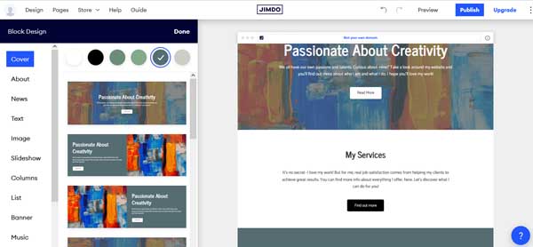 How to use Jimdo.