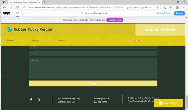 How to make a Wix site.