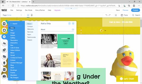 How to make a Wix site.