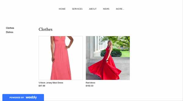 How to create and ecommerce store with Weebly.