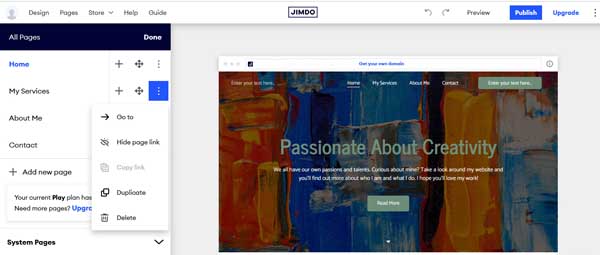 How to use Jimdo.