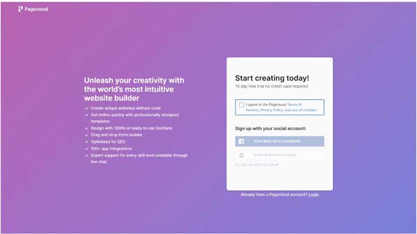 Pagecloud Website Builder Review.