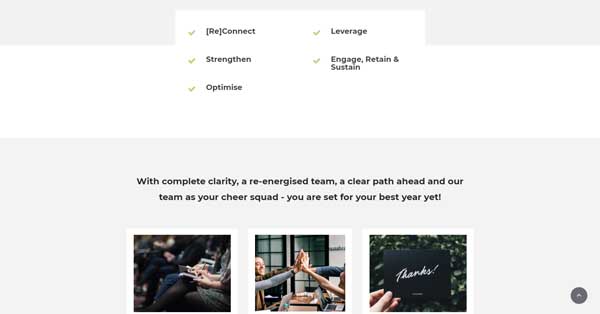 Examples of websites built by Simvoly.