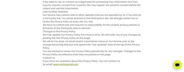 How to make a privacy policy page.