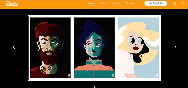 Jimdo website examples.