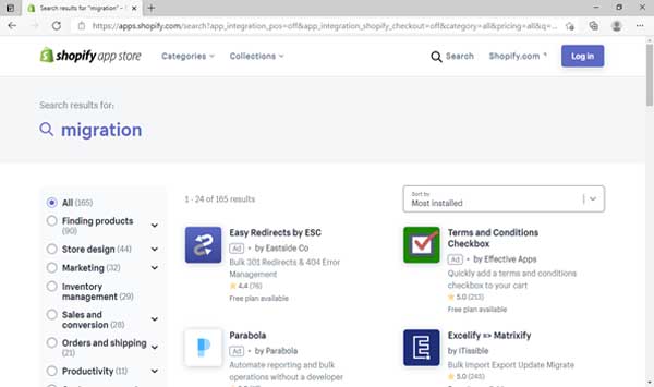 Screenshots of Shopify pricing and plans.