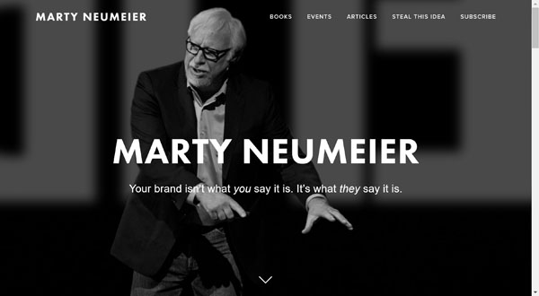 Squarespace website example.