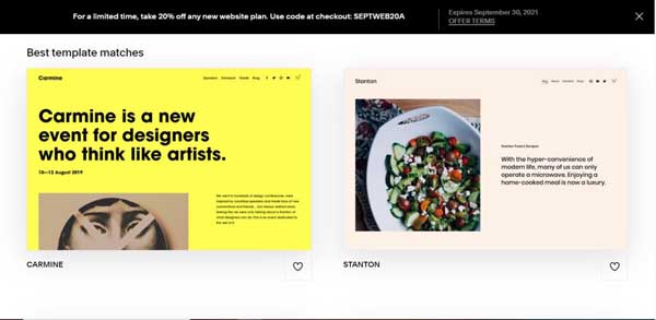 Squarespace versus Pagecloud website builder review.