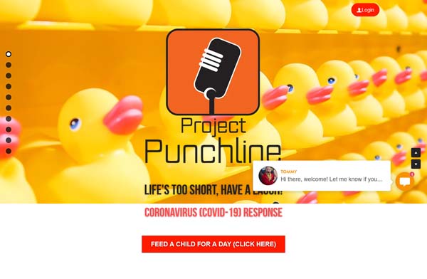 Examples of websites built by Strikingly.