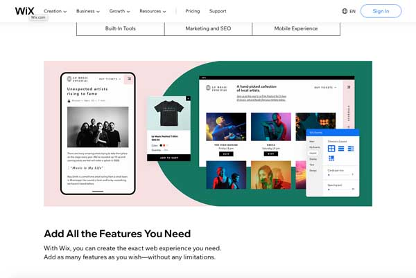 Wix versus Web.com review.