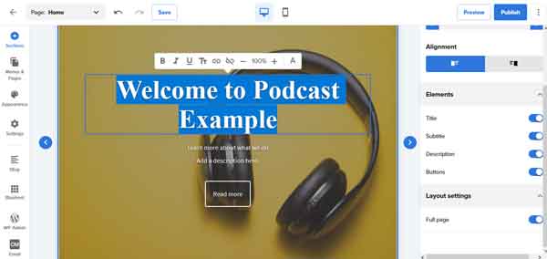 How to build a content focused website.