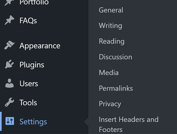 Insert Headers and Footers Plugin for Google Analytics.