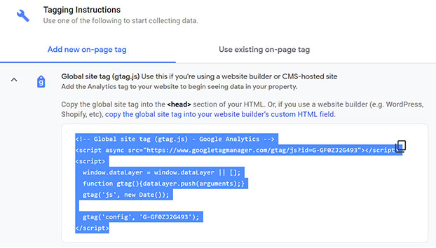 Tagging instructions.