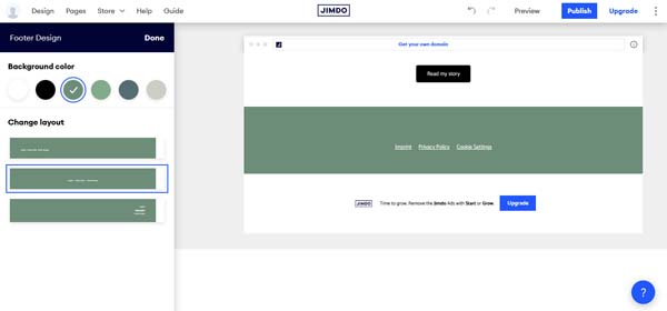 How to make a Jimdo website.