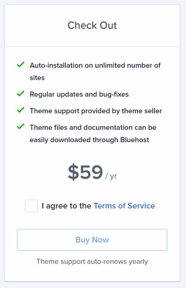 WordPress check out.