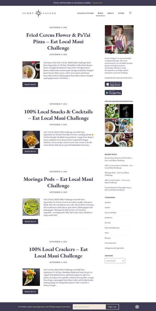 How to build a content focused website.