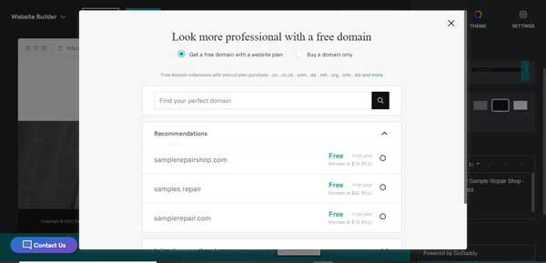 How to make a GoDaddy website.