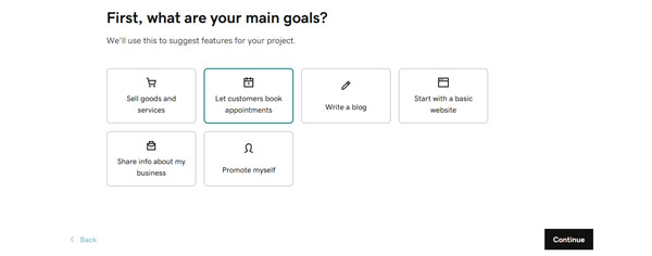 Example of a website for a local service business