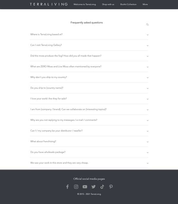 How to make a frequently asked questions page.