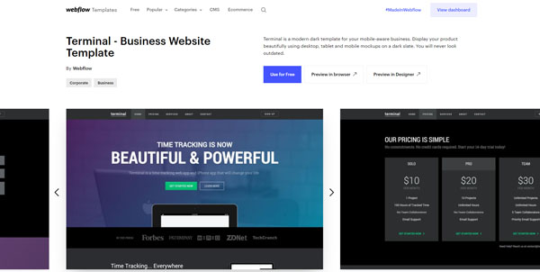 How to make a Webflow website.