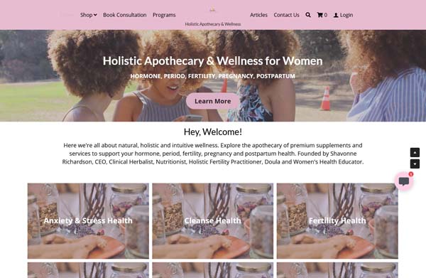 Examples of websites built by Strikingly.