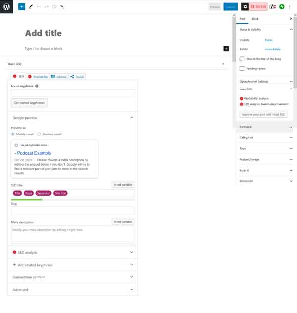 How to build a content focused website.