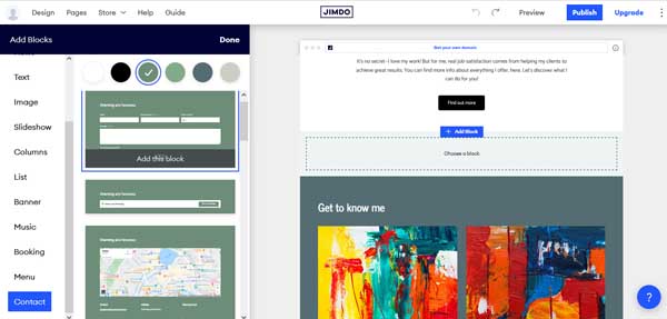 How to use Jimdo.